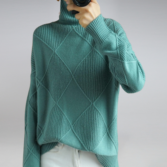 EB | Pullover mit Rollkragen für Frauen Warm