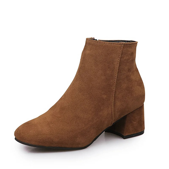 EB | Moderne Wild Ankle Boots mit Bequemem Absatz Damen Ankle Boots