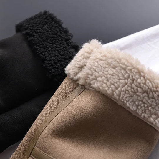 EB | Wildleder Winterjacke - Warm & Stilvoll