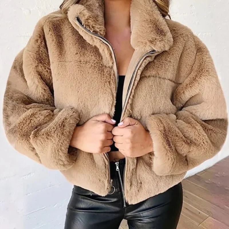 EB - Schicke Winter Mode Teddy Jacke für Frauen