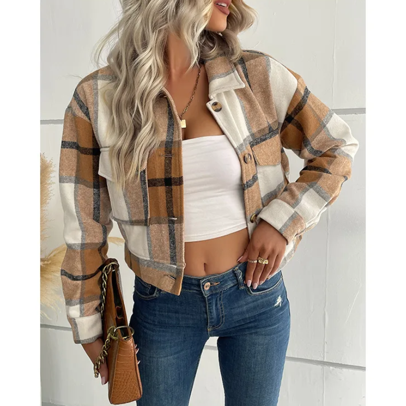 EB | Trendige Karierte Jacke für Damen