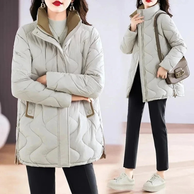 EB | Elegante gesteppte Jacke mit Stehkragen für einen Smart-Look Ideal für Herbst/Winter