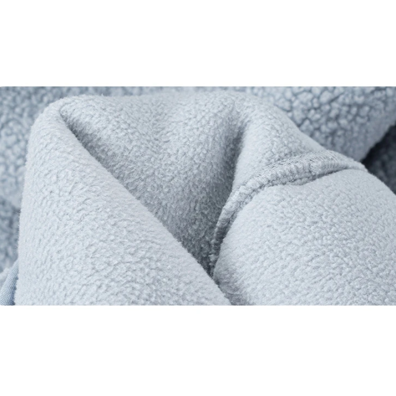 EB | Kapuzenjacke mit Reißverschluss und Weichem Sherpa Stoff, Fleece Weste