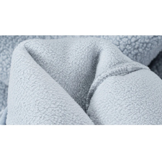 EB | Kapuzenjacke mit Reißverschluss und Weichem Sherpa Stoff, Fleece Weste