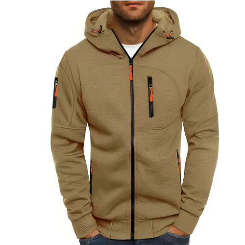 EB | Freizeit Zip-Up Jacke mit Kapuze für Herren