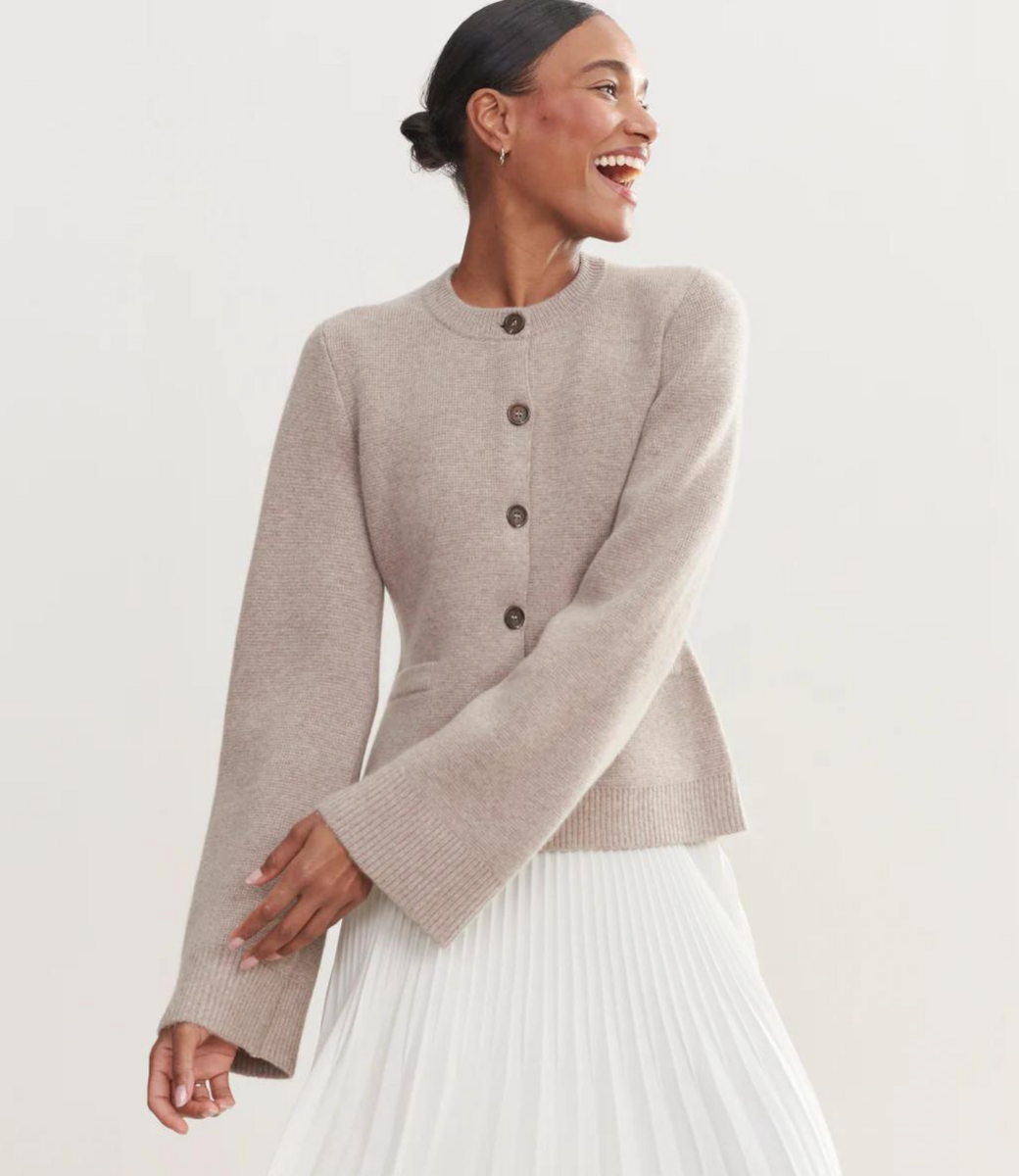 EB | Luxus Gestrickter Cardigan