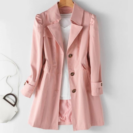 EB | Eleganter Lange Trenchcoat für Frauen