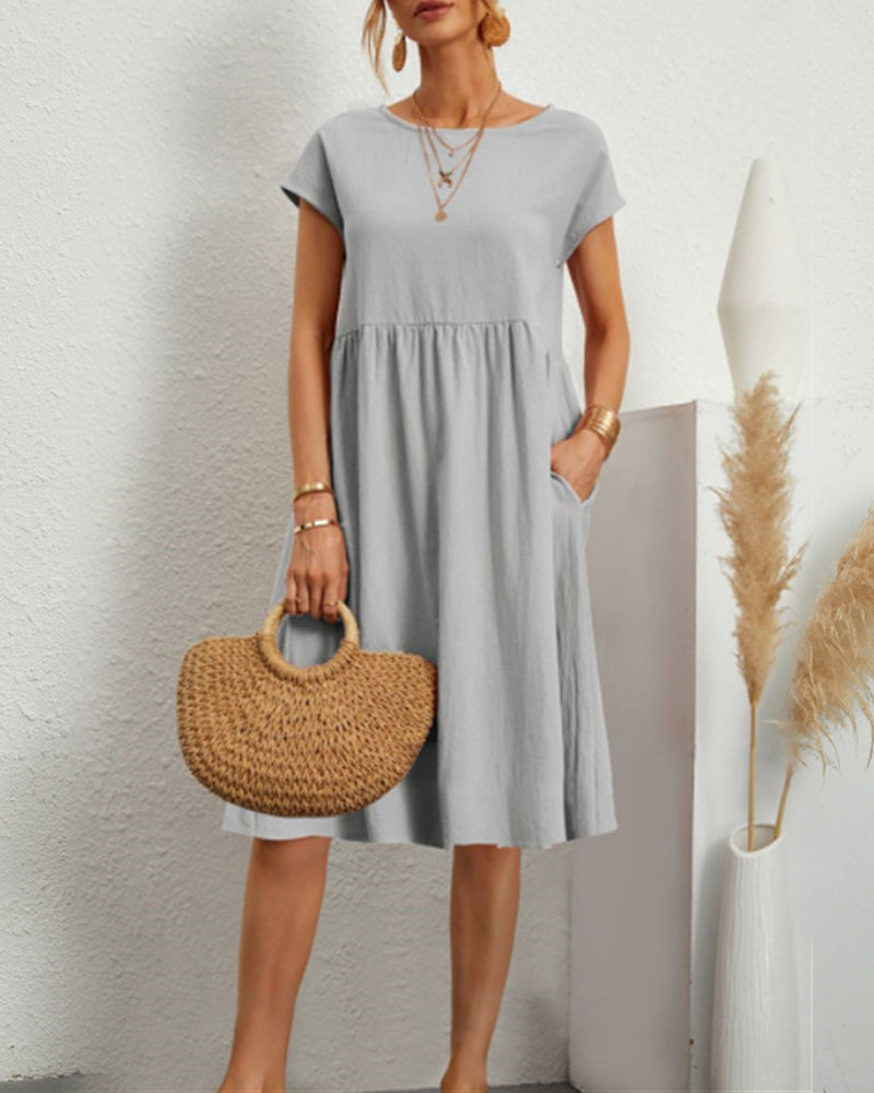 EB Kleid mit Rundhalsausschnitt