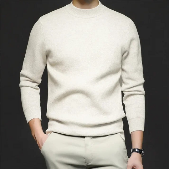 EB | Klassischer Strickpullover Rundhals Zeitloses und Elegantes Aussehen