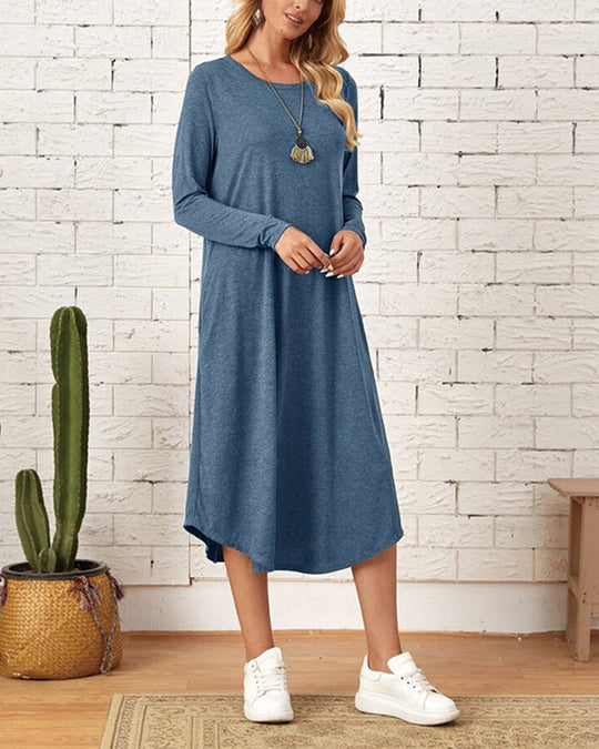 EB | Lockeres Kleid mit Taschen