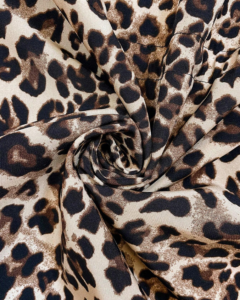 EB | Kapuzenversehrtem Umkehrbarem Leopardenmuster