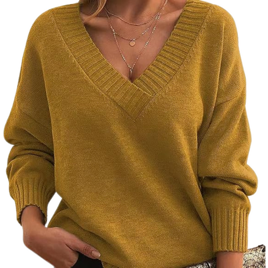 EB | Schicker V-Ausschnitt Pullover für Frauen