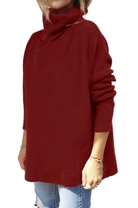 EB | Damen-Pullover Aus Wolle mit Rollkragen für Zusätzliche Wärme