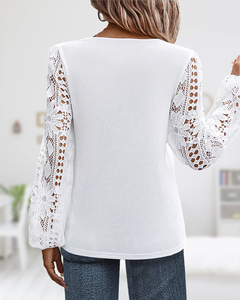 EB | Bluse mit Spitze