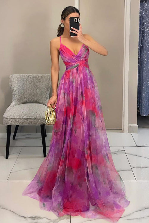 EB | Enchant My Love Print Maxi Kleid