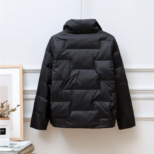 EB | Gep quiltete Daunenjacke Rollkragen Daunenjacke