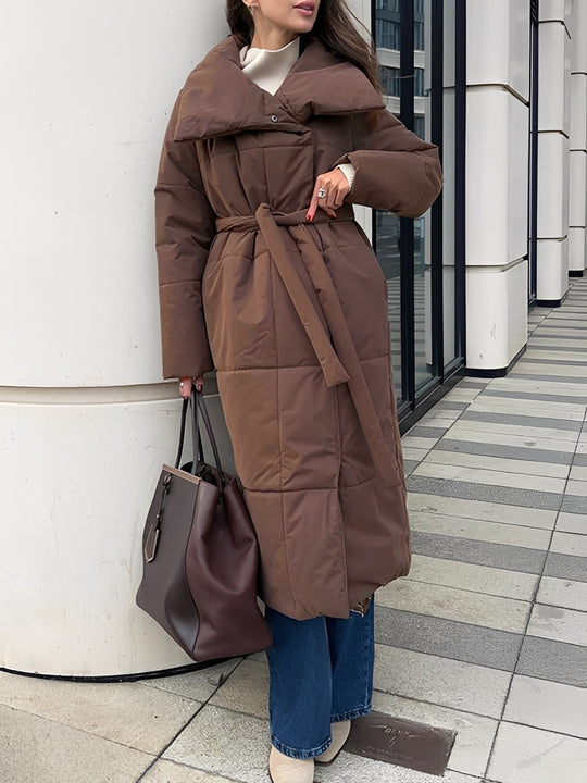 EB | Lange, warme Damenjacke mit Futter