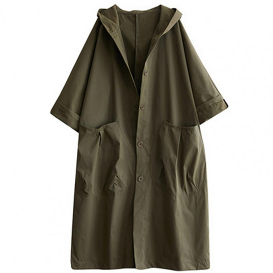EB | Trenchcoat Lang für Frauen Warm