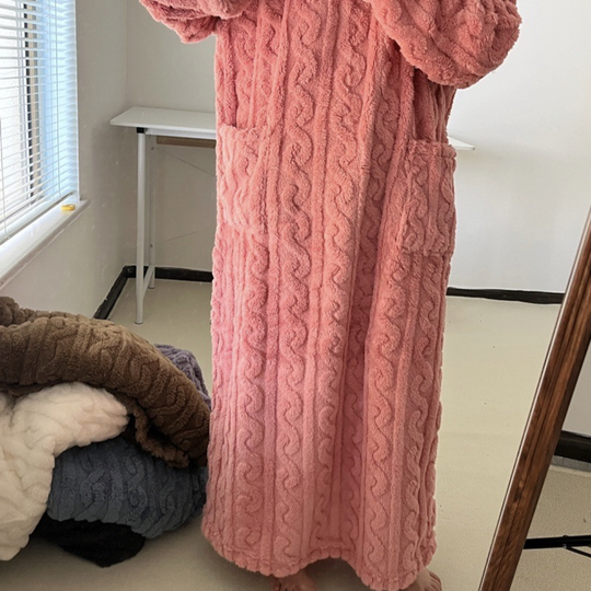 EB | Winter korallen Samt-Homewear