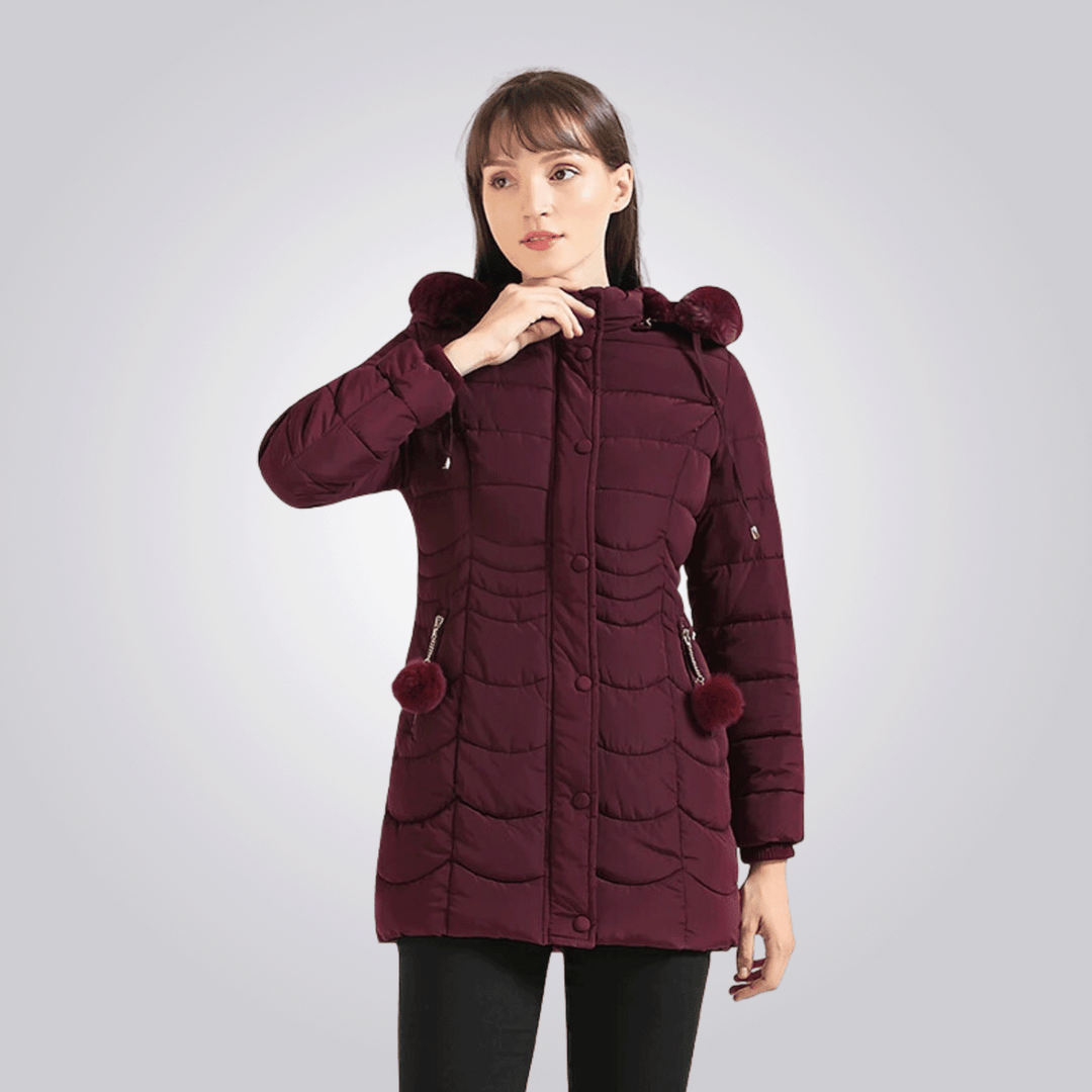 EB | Eleganter Lange Wintermantel für Frauen