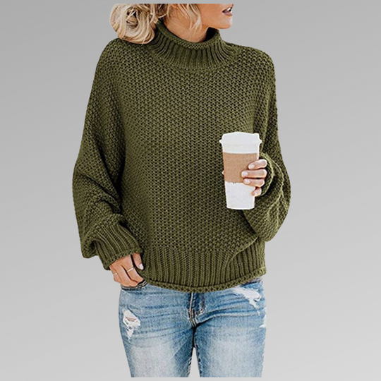 EB | Bequemer Strickpullover mit Langem Ärmel