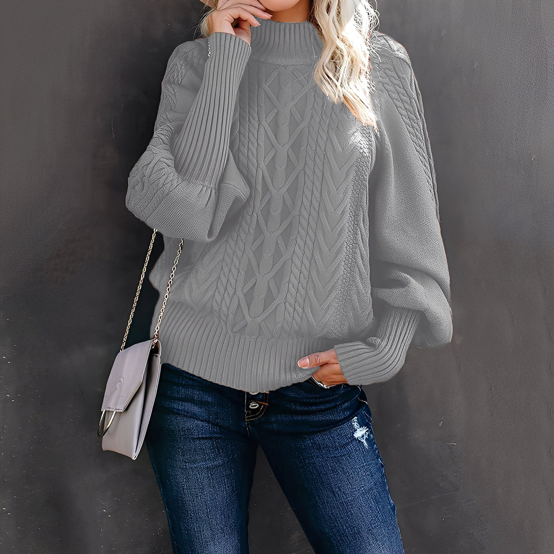 EB | Eleganter, Lässiger Damen-Rollkragenpullover