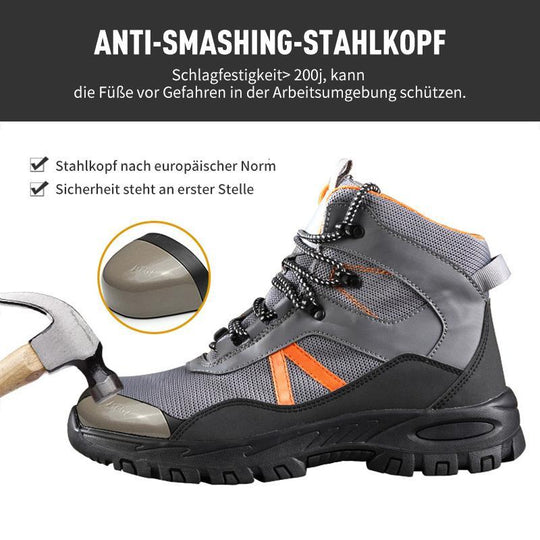Anti-Smash und Anti-Durchstich High-Top Flugsicherheitsschuhe aus atmungsaktivem Gewebe EB
