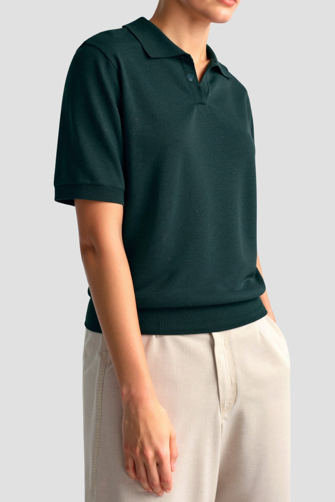 EB | Bequeme Damen Polo mit Kurzen Ärmeln