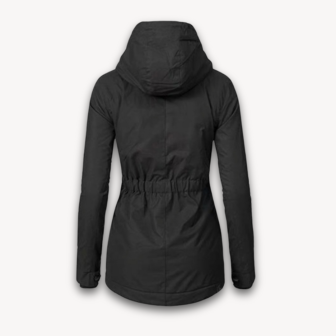EB | Damen Wasserdichte Winterjacke mit Kunstfellfutter