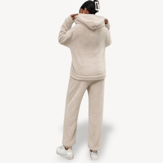 EB | Damen Fleece-Loungewear-Set Trainingsanzug