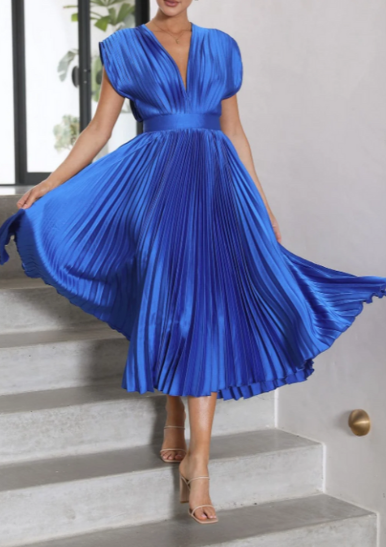 EB | Elegantes Maxikleid Aus Leichtem Stoff