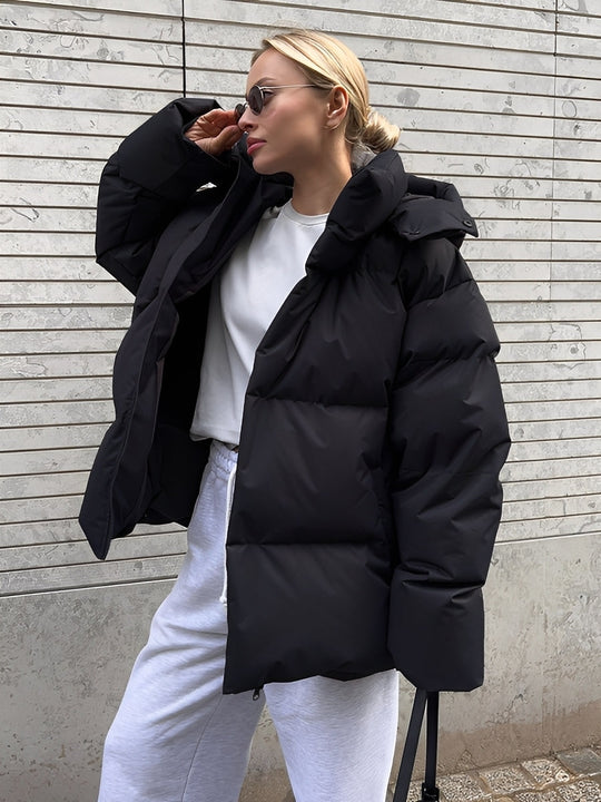 EB | Warme, gepolsterte, lässige Jacke für Frauen