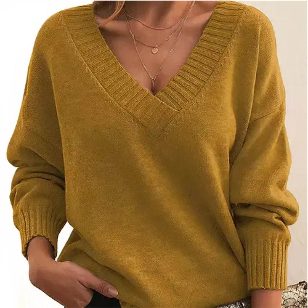 EB | Pullover Winter V-Ausschnitt für Frauen