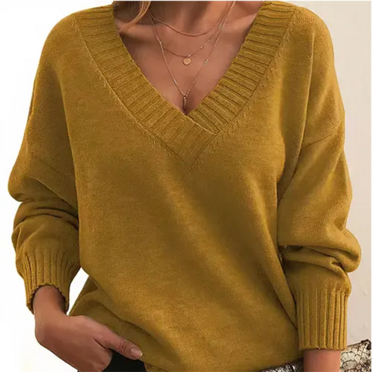 EB | Pullover Winter V-Ausschnitt für Frauen