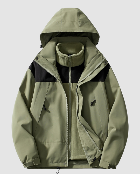 Warme Damen Winterjacke Fleece | EB
