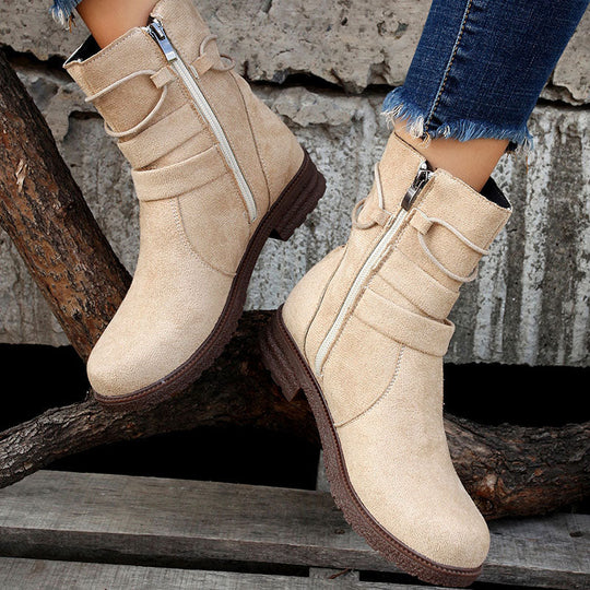 Vintage Schnalle Stiefeletten EB