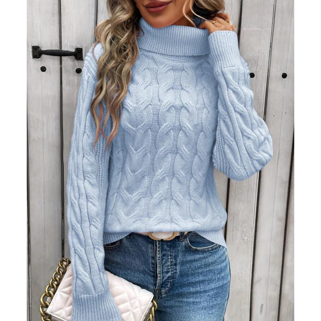 EB | Klassischer Eleganter Rollkragenpullover