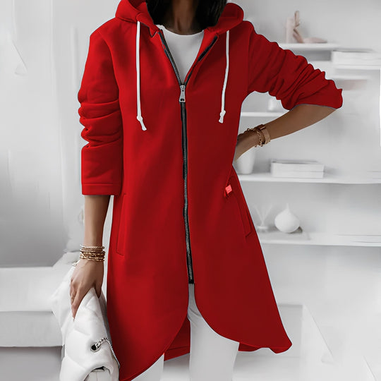 EB | Lange und bequeme Damen-Kapuzenjacke