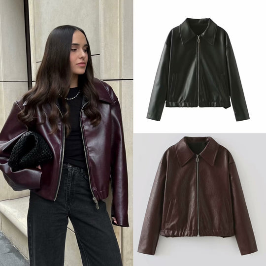 EB | Elegante Lederjacke
