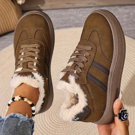 Bequeme Baumwoll-Sneaker mit warmem Innenfutter EB EB