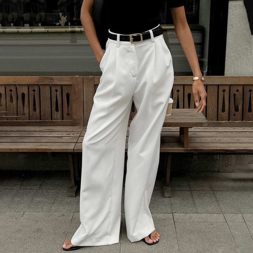EB | Hochgeschnittene Hose mit Weitem Bein