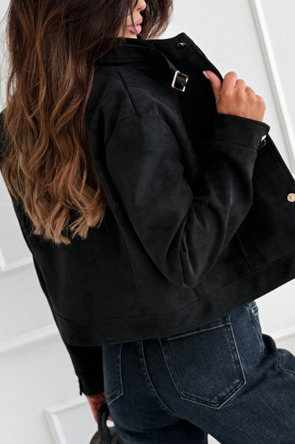EB | langärmelige Freizeitjacke mit Knöpfen