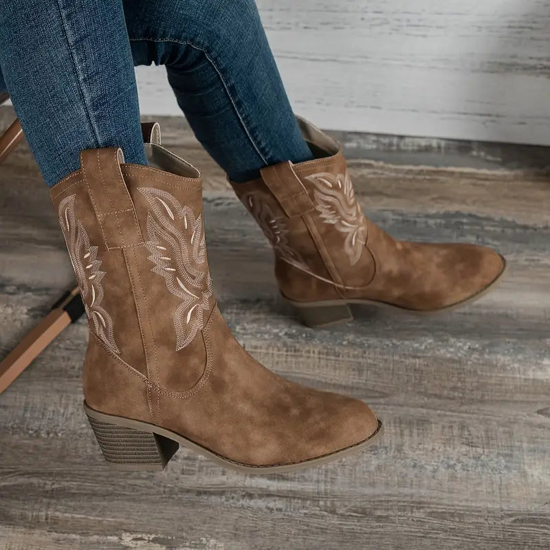 EB | Retro High Heels Stiefel