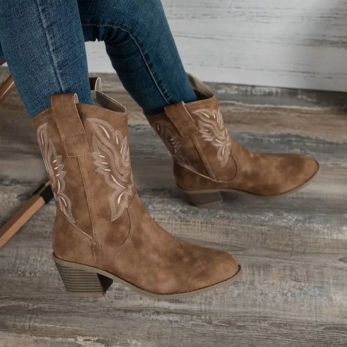 EB | Retro High Heels Stiefel