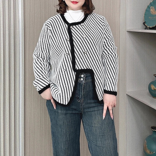 EB | Elegante Bouclé-Jacke Damen