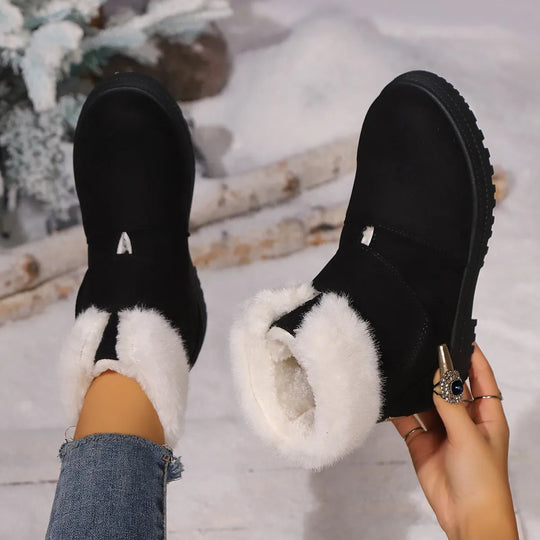 Warme Schlupfstiefel mit rutschfester Sohle EB EB