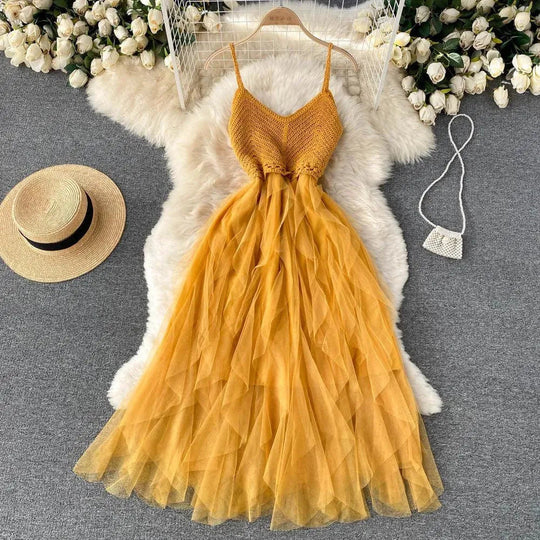 EB | Kleid Aus Netzschlaufe
