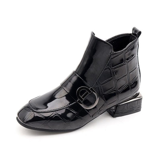 Elegante Stiefelette mit Schnalle für Damen EB