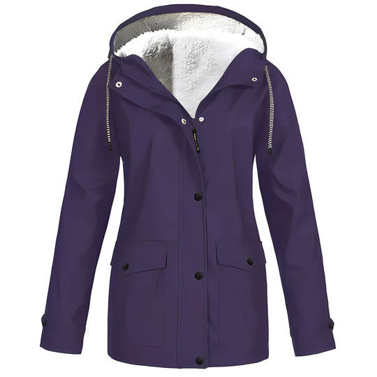 EB | Fleecegefütterte Damen Regenjacke