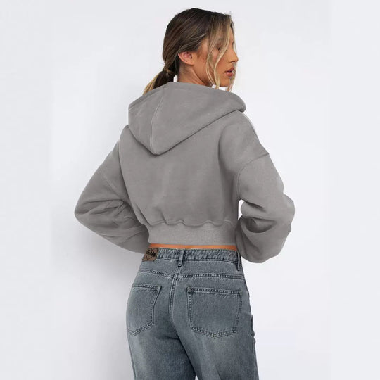 EB | Fleece-Hoodie mit Reißverschluss